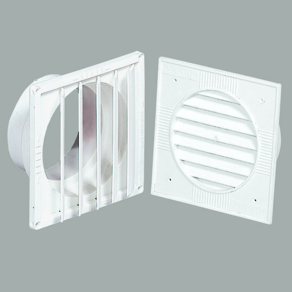 ventilation grille white pvc