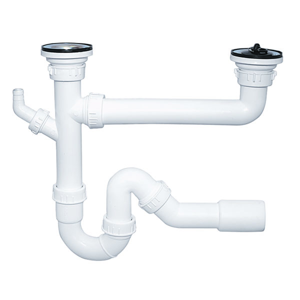 Sink Siphon Plastic With Watertight Seal
